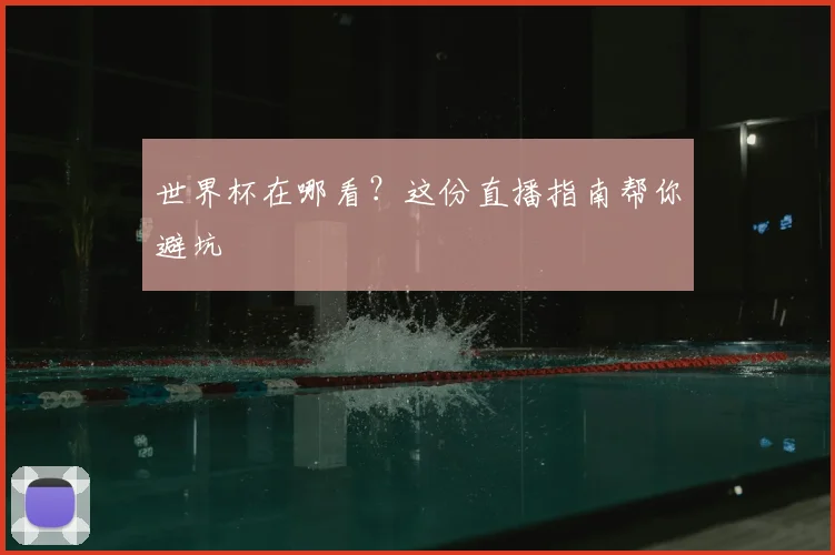 世界杯在哪看?这份直播指南帮你避坑